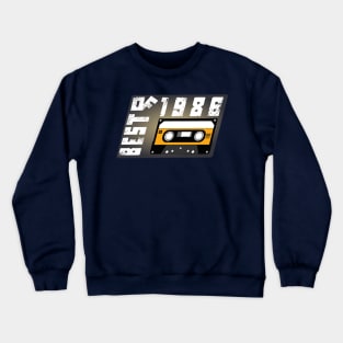 best of 1986 33 years Old Crewneck Sweatshirt